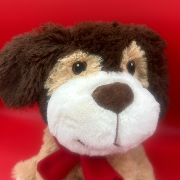 Puppy Dog plush with red scarf 12” tall, good condition - Picture 5 of 6